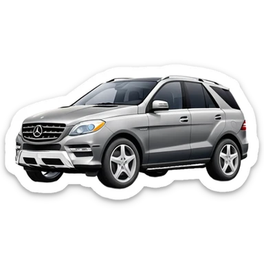 mercedes ml350 2015 gray color sticker