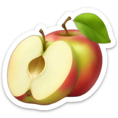 une compote de pomme sticker