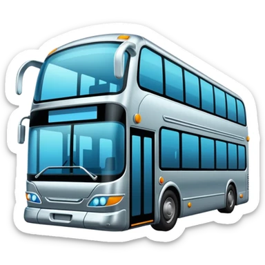 Futuristic city Bus sticker