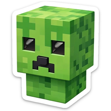 Minecraft Creeper sticker