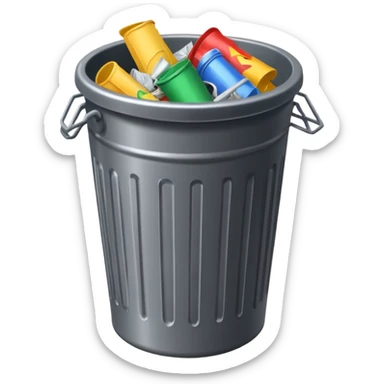 trash can sticker