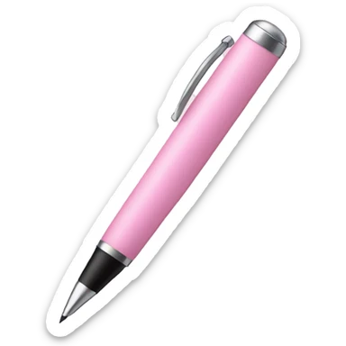 Light pink pen sticker