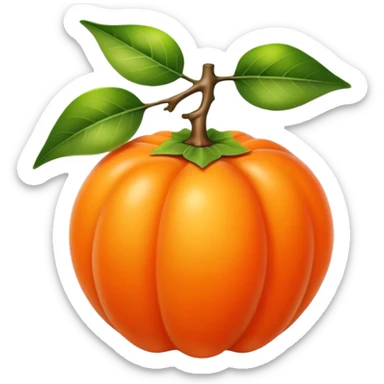 Persimmon and sunshine magic sticker