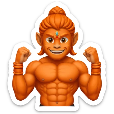 hanuman emoji sticker