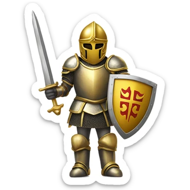 Golden Knight victory sticker