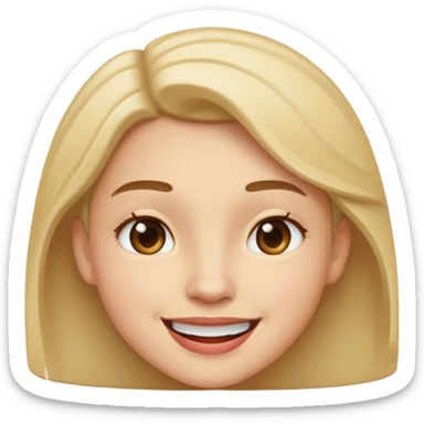 Una persona con el labio superior derecho inclinado sticker