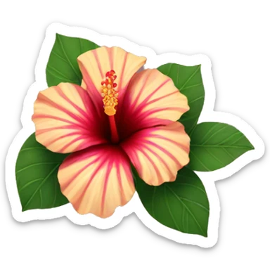 hibiscus sticker