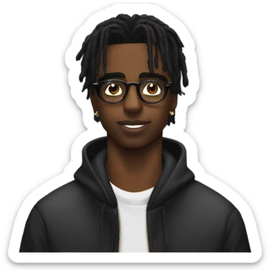 Playboi Carti with glasses  sticker