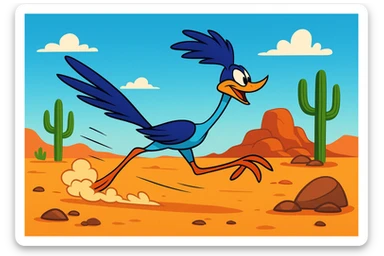 Roadrunner sticker