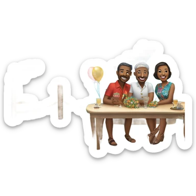  44 Cruise jubilee Caribbean anniversary  sticker