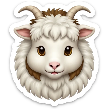 mohair goat emoji sticker