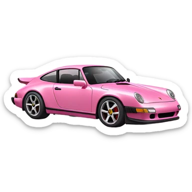 Pink porch 911 sticker