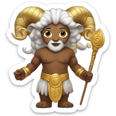  god ram with sita sticker