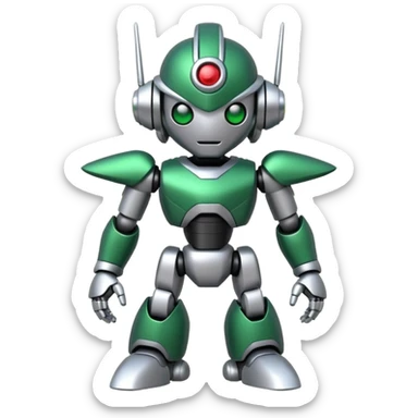 "Rokusho" the Medabot sticker