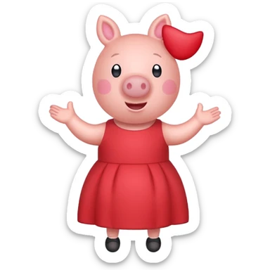 Peppa pig sticker