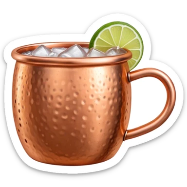 Moscow mule cheers sticker