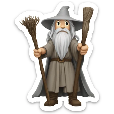Gandalf saying “you shall not pass” sticker