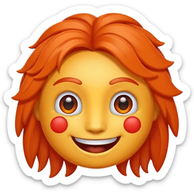 Un emoji de chuky sticker