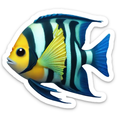 Angel Fish sticker