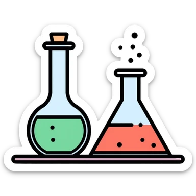 laboratory equipment for materials testing and analysis sticker