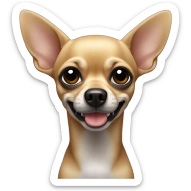 chihuahua NEGRO PLAYA sticker