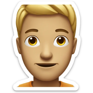 Face smirking with closed eyes  sticker