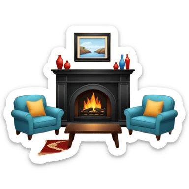 Living room sticker