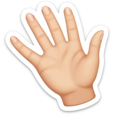 sorry hand emoji sticker