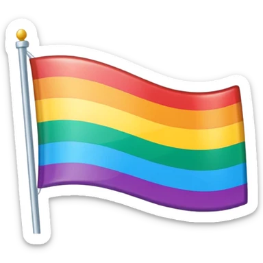 Floptropica flag sticker