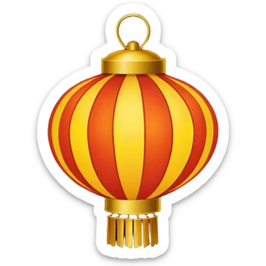 chinese lantern sticker