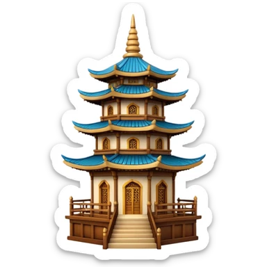 pagoda style emle sticker