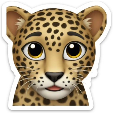 leapord sticker