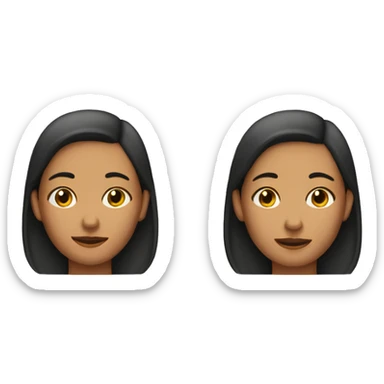Left one is a chihaua right one is a woman sticker