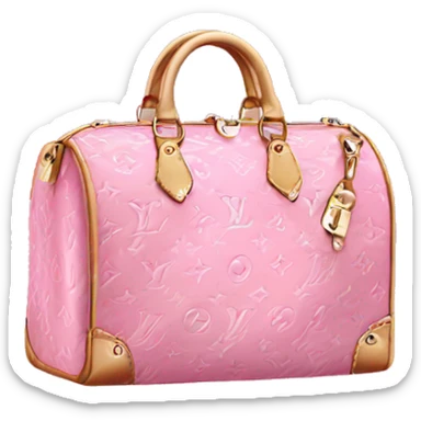 Pink louis vuitton bag sticker
