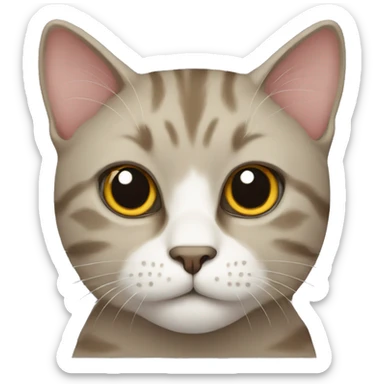 Scottish cat sticker