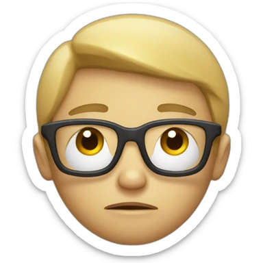 Exhausted, waiting for relief sticker