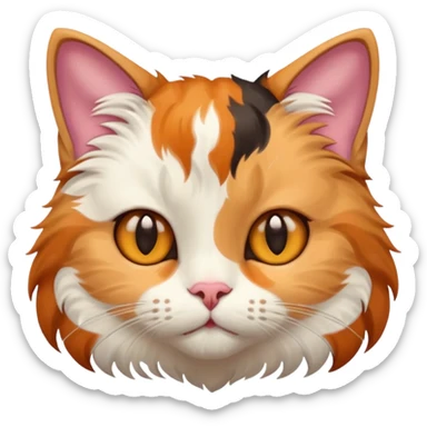 mona lisa artwork, cat face sticker