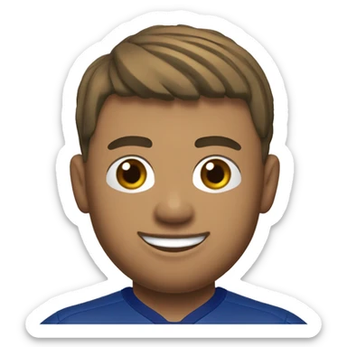 Mbappé avec le maillot de l'agerie sticker