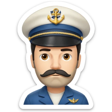 captain haddock sticker