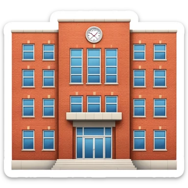 High School building sticker
