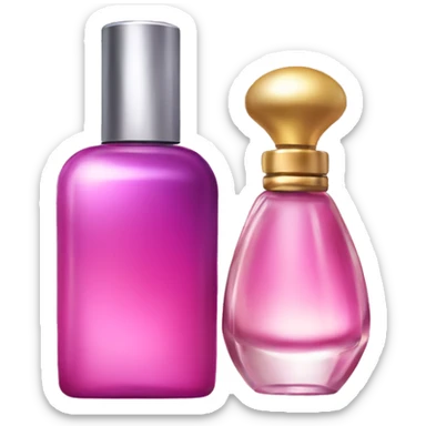 Perfume and makeup sticker