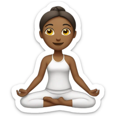 Yoga egipcio sticker