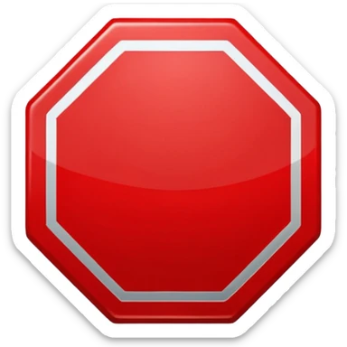 stop sign sticker