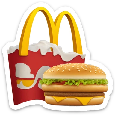 mcdonalds logo sticker