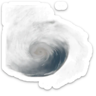 Category 5 hurricane sticker