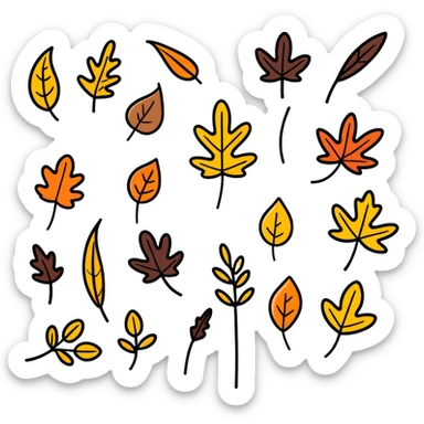 Autumn sticker