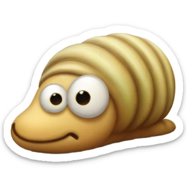 Slug pooping  sticker