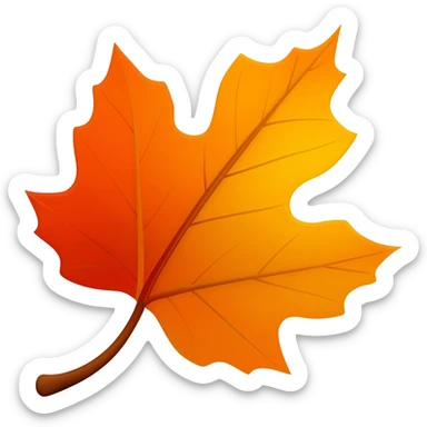 Autumn sticker