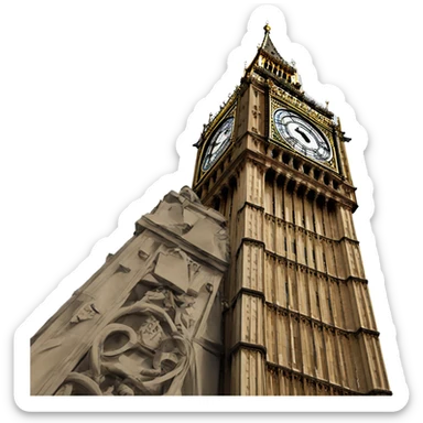 big ben london sticker