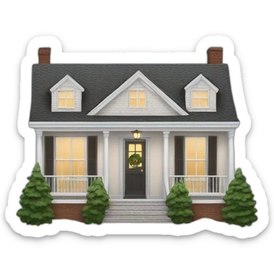 home alone house sticker